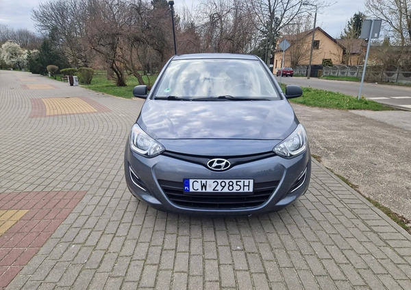 Hyundai i20 cena 24900 przebieg: 168000, rok produkcji 2014 z Pajęczno małe 191